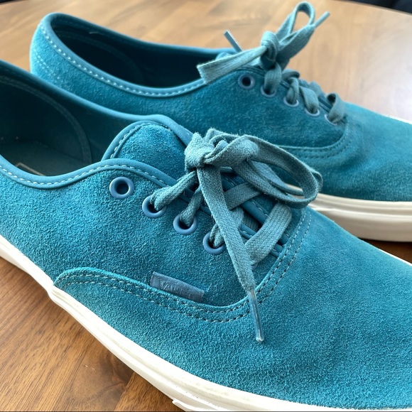 Blue Suede Vans Mens 11.5 - Picture 3 of 5